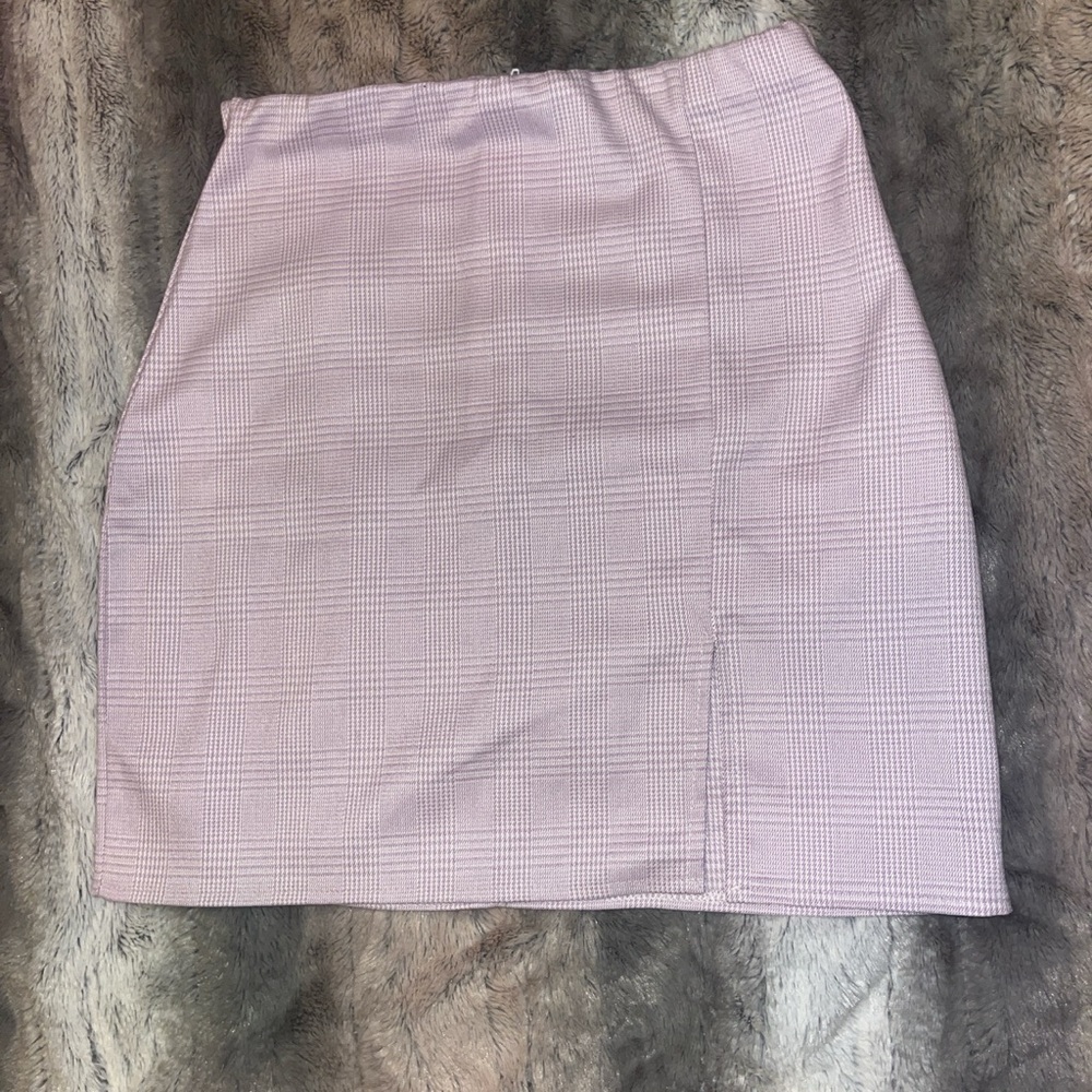 Windsor Light Purple Plaid Mini Skirt sz Small